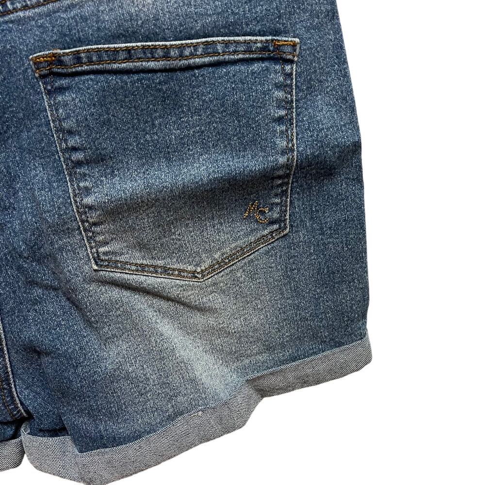 ModCloth Denim Hi Rise Folded Cuff Jeans Shorts 12 - Picture 4 of 4
